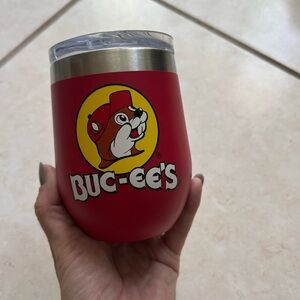 Buc-ee's Red Stainless Steel Insulated Tumbler with Lid